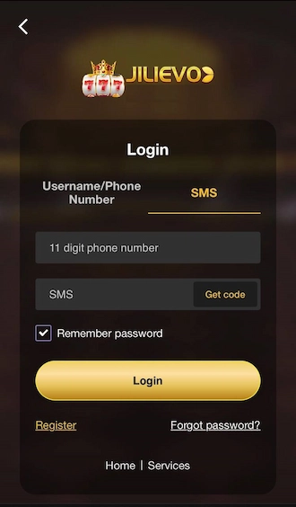 Step 2: fill in your phone number and code that we will send to your phone number. Finally, click Login